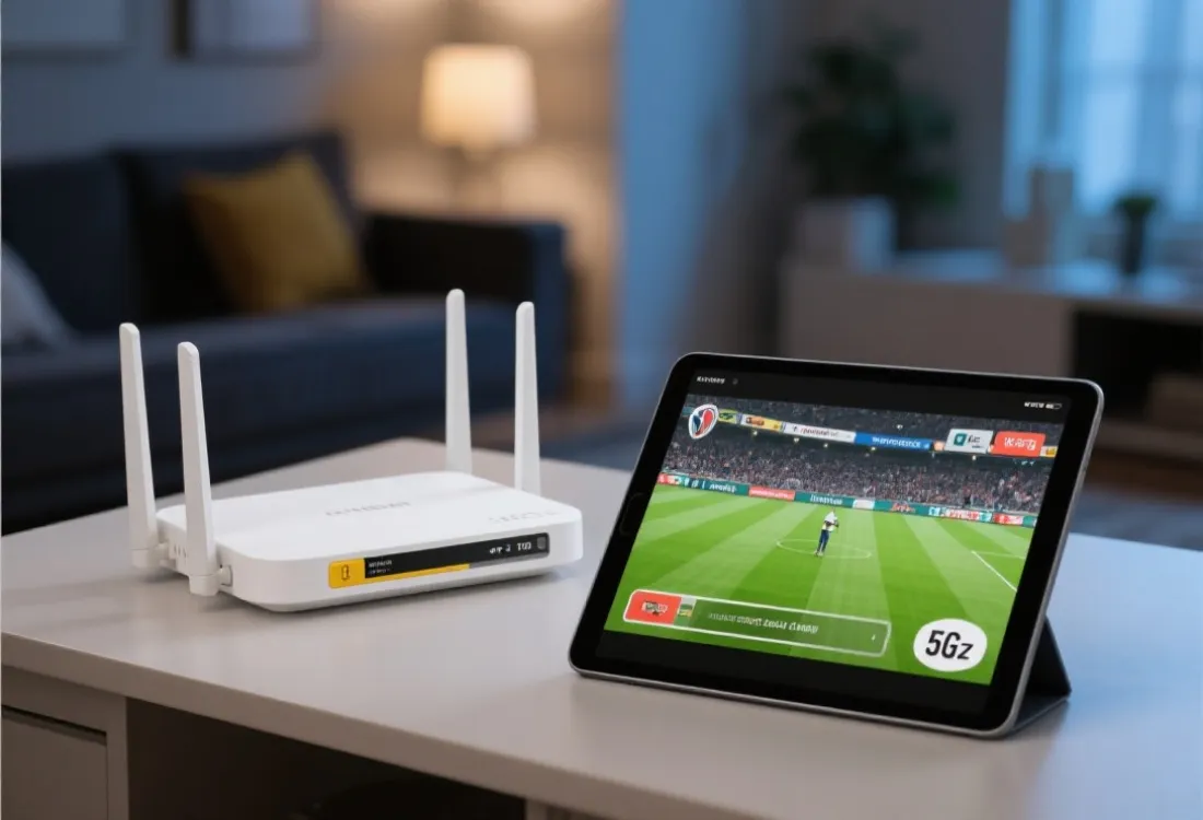 家庭网络优化与5GHz建议示意图