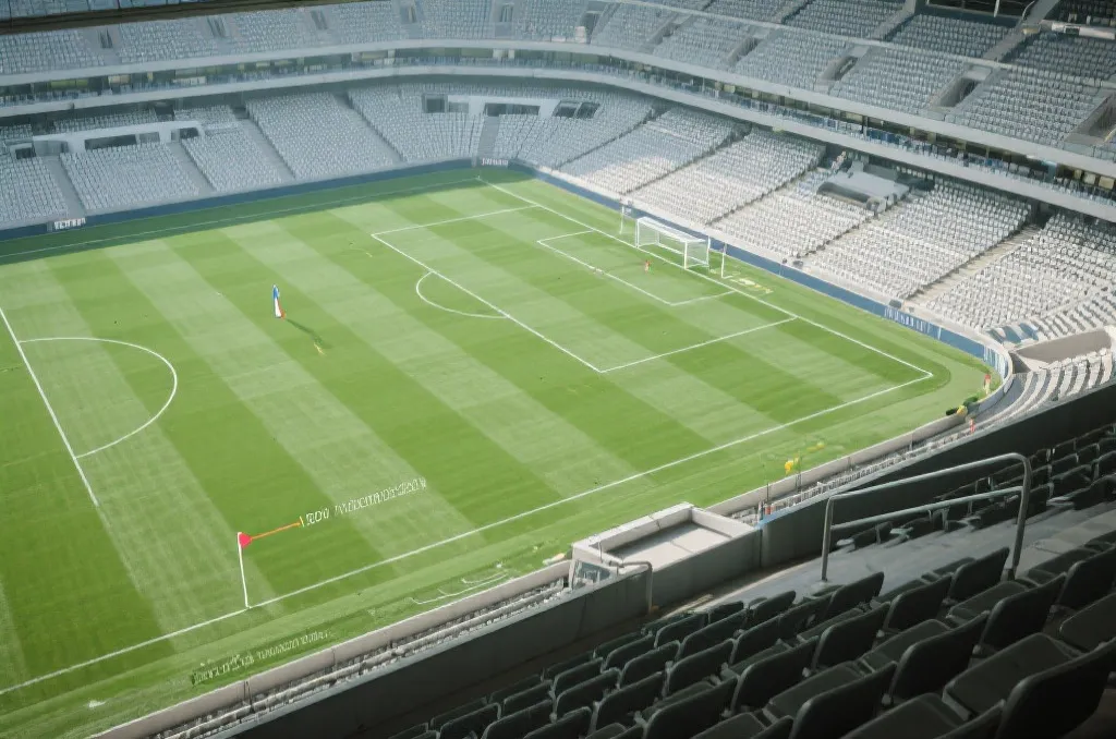 足球场看台区位与视角示意